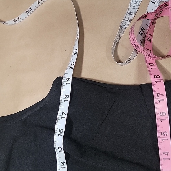 Ryan Wythe Size 0X (XL/16) Black Sleeveless Cocktail/Career Dress - Picture 4 of 9